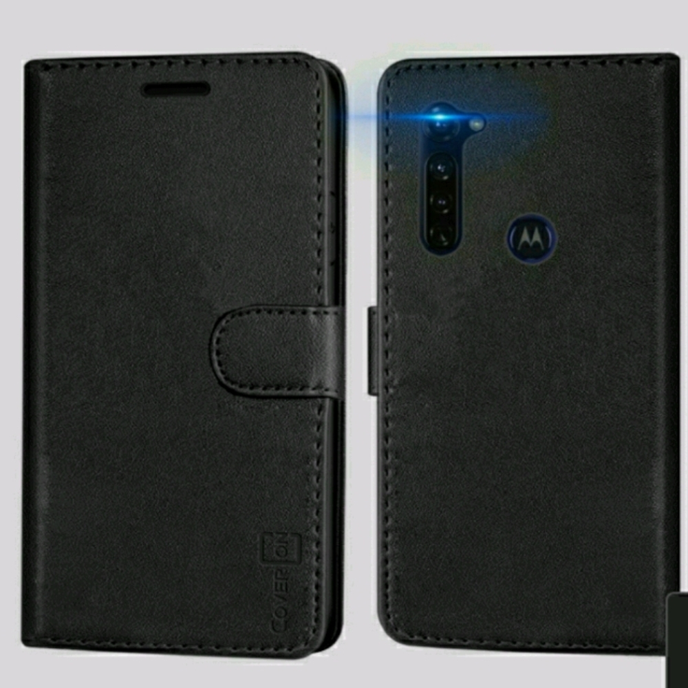 CoverOn Black Moto G Stylus Wallet Phone Case